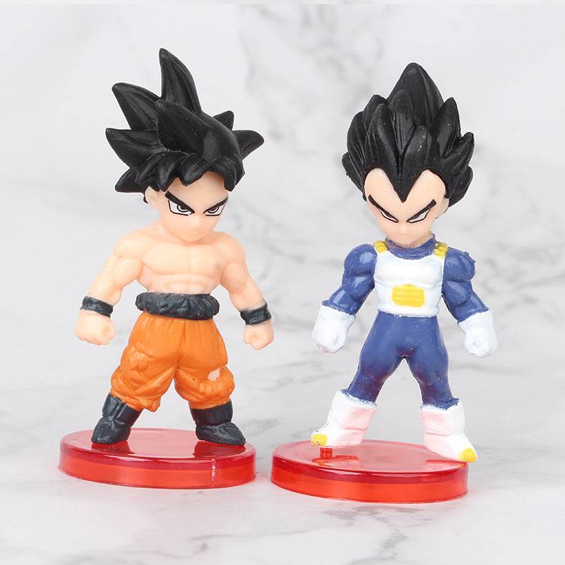 8-21PCS Dragon Ball Z Set Super Son Goku Vegeta Broly Buu Action Figure Anime Figurines Ultra Instinct Model Gifts Toys - AIAZ