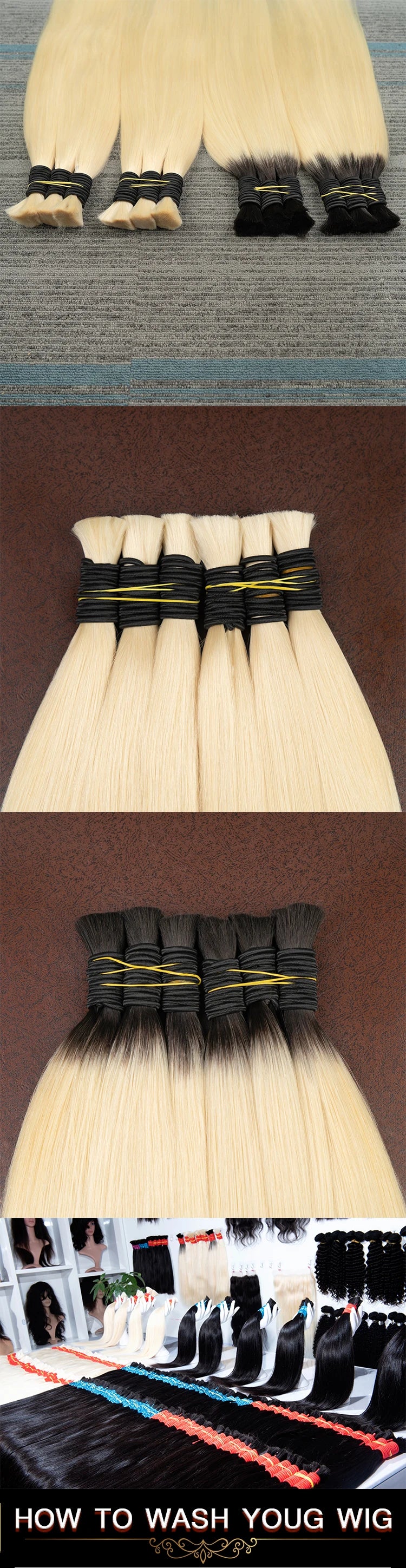 Perucas 613 Feixes De Cabelo 100 Humano Brasileiro Original Natural Para Mega Her 300 Gramas 70cm Indiano Virgens Loiros Suelto