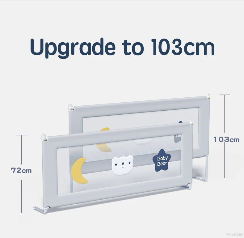 PANGDUBE 1pc Baby Bed Guardrail Bed Rail Guard for Kid Fence for Bed Protective Barrier for Bed Safety Railing for Children Bed
