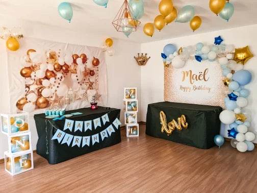 First Birthday Balloon Boxes For Party Decorations 1st Birthday Balloon Garland Decor with ONE Letter Boy Girl Baby Shower Decor - AIAZ