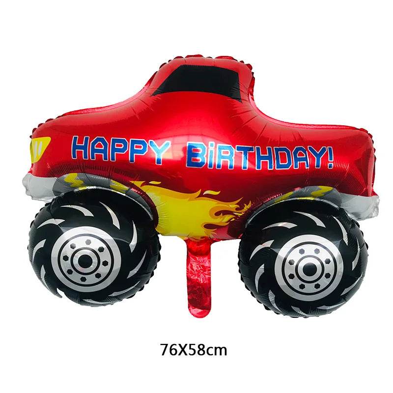 new 1pcs 76X58 cm Pickup truck toy balloon globos car party children birthday decorations kids balloons wholesale - AIAZ