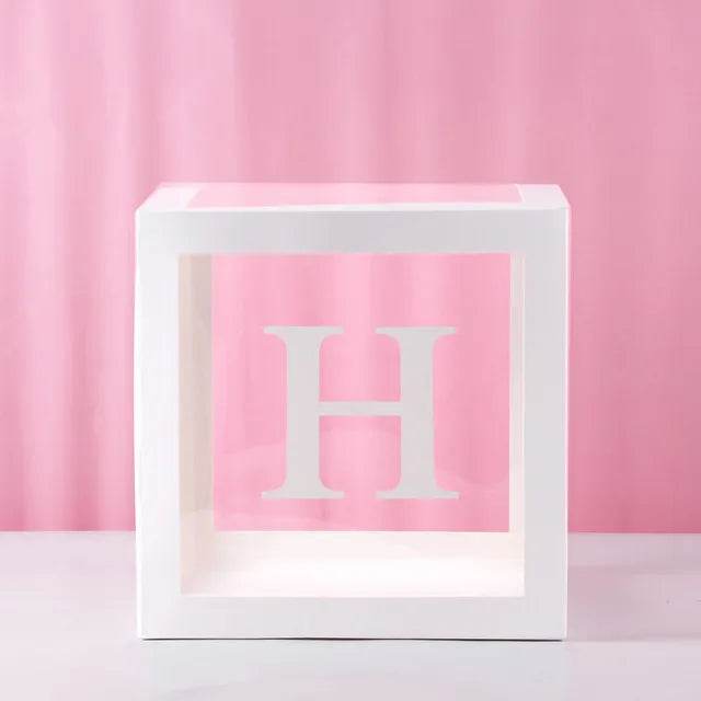 First Birthday Balloon Boxes For Party Decorations 1st Birthday Balloon Garland Decor with ONE Letter Boy Girl Baby Shower Decor - AIAZ