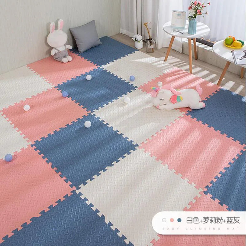 30x30x1cm Baby Play Mats Plain Color Puzzle Mats EVA Foam Mat Kids Jigsaw Mats For Bedroom Protective Floor Tiles Mat Baby Games