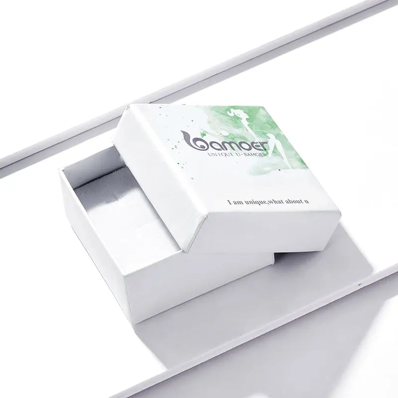 Bamoer Authentic 925 Sterling Silver Asymmetric Star Drop Earrings Clear CZ Stud Earring for Women Birthday Gift Jewelry BSE433