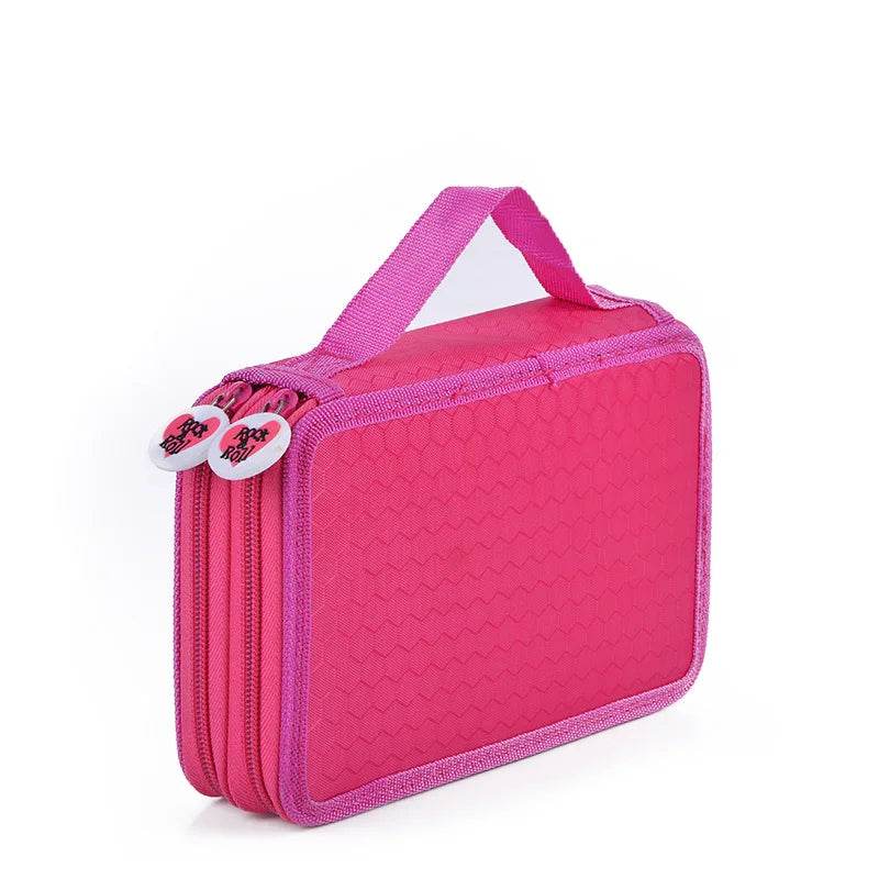 School Pencil Case Supplies Kit 36/48/72 Slot Stationery Pencilcase for Girls Compartment Pen Box Large Cartridge Bag Acsesories - AIAZ