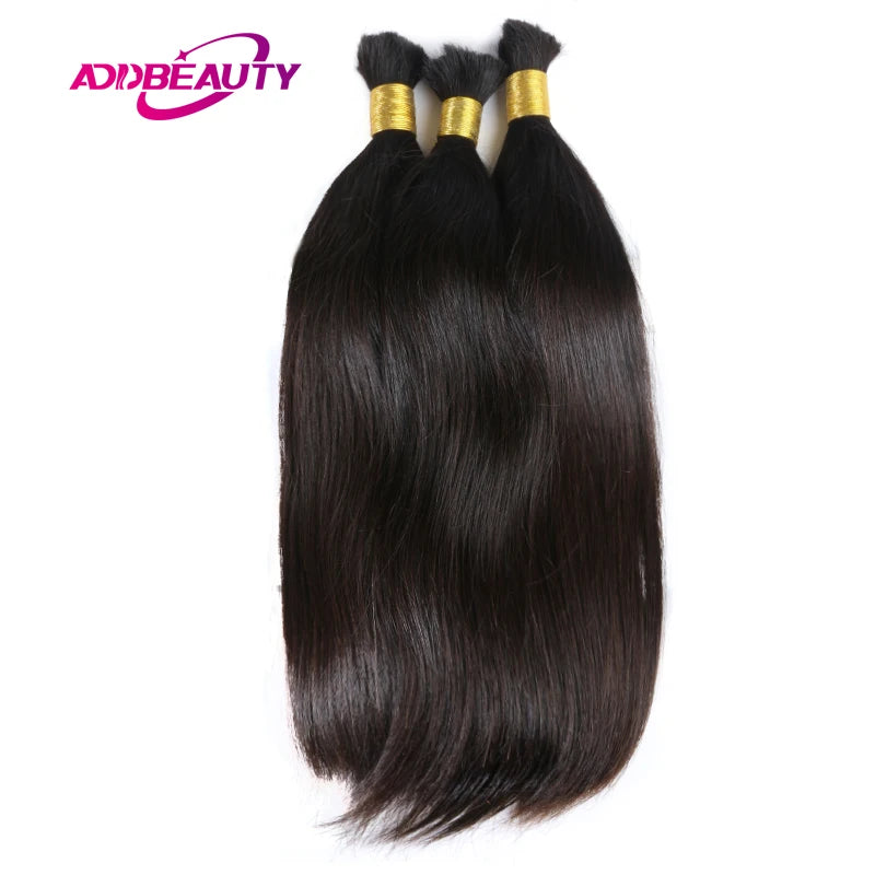 Straight Bulk Human Hair 72cm 100g Long Remy Human Hair Bulk for Braiding No Weft Unproccessed Brazilian Human Hair Extension