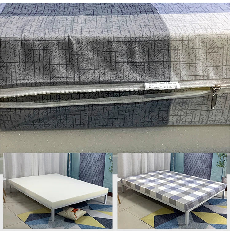 Memory Foam Mattress Foldable Slow rebound Tatami mat soft comfortable thick 9cm Mattress Cover Bedspreads King Queen Twin Size