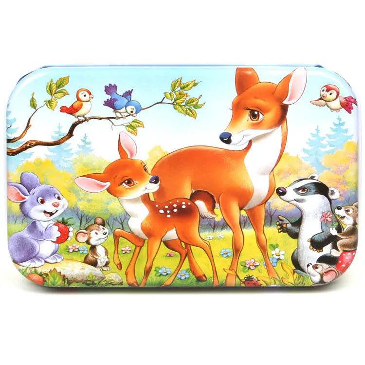 Hot New 60 Pieces Wooden Puzzle Toys for Children Cartoon Vehicle Animal Wood Jigsaw Baby Learning Educational Toy Kids Gift - AIAZ