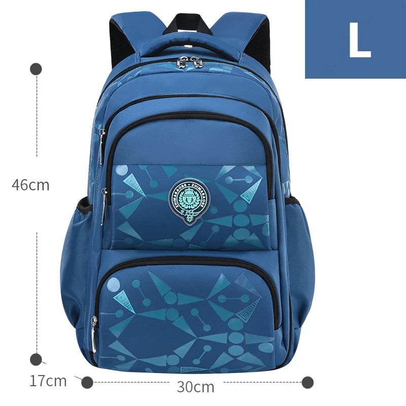 Primary School Backpacks Waterproof Children School Bags For Boys kids Travel Backpack Orthopedic School bag Mochila Infantil - AIAZ