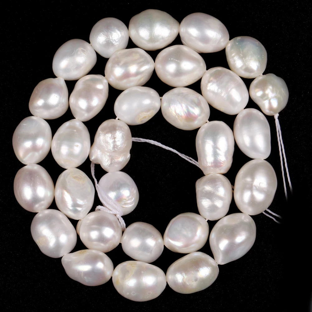 Natural Freshwater Pearl Beads High Quality Irregular Shape Punch Loose Beads for Jewelry Making DIY Necklace Bracelet