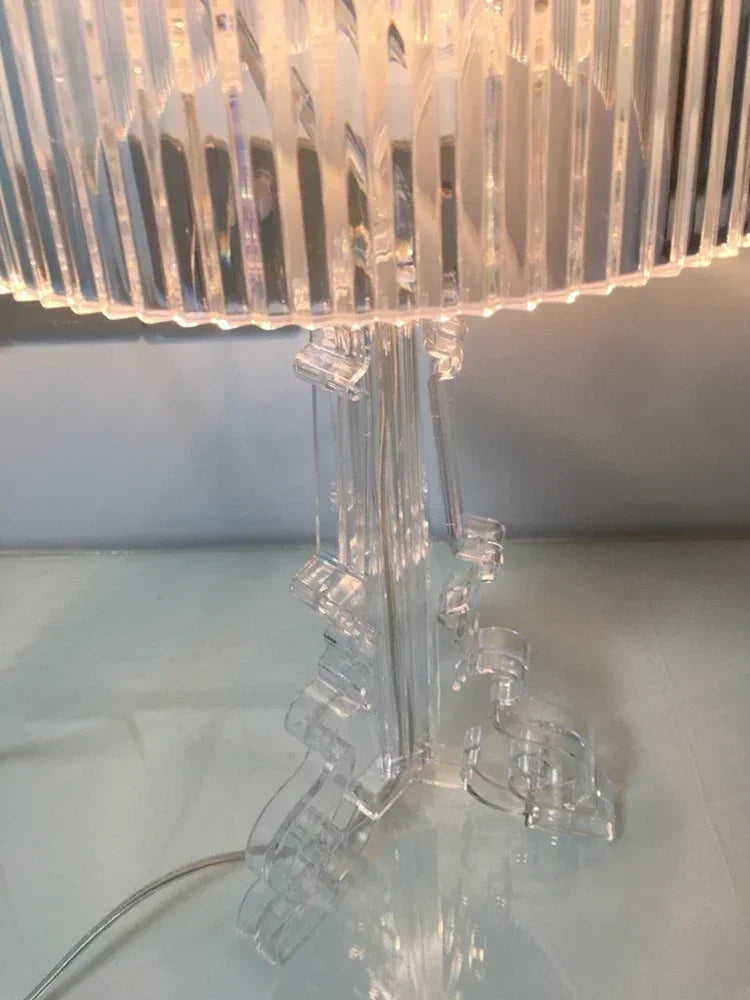 Baroque Ghost Shadow Desk Lamp Decorative Lighting for Living Study Room Bedroom Acrylic Transparent Table Lamps Room Decor