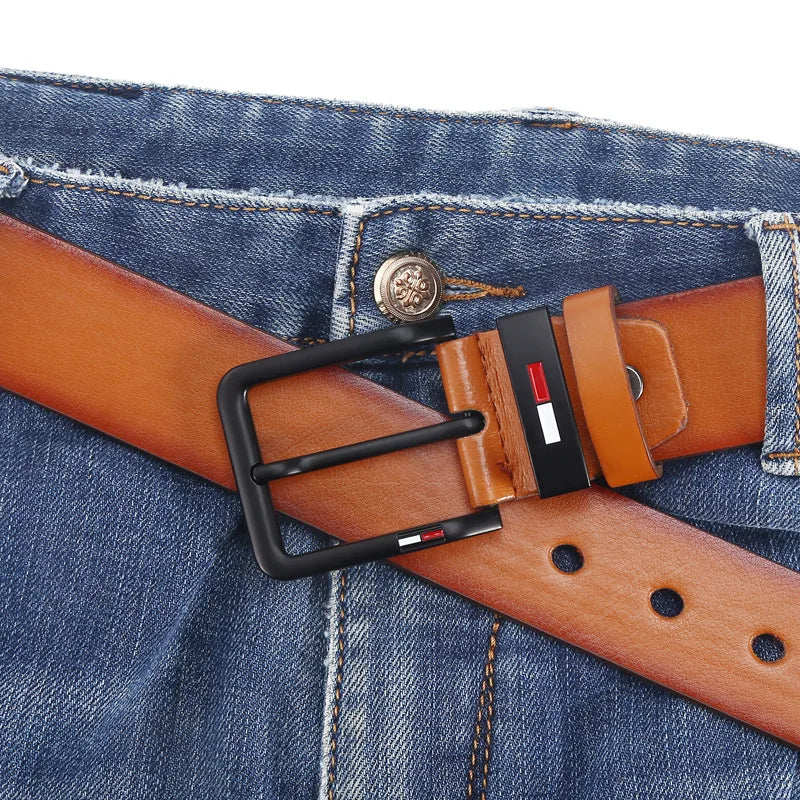 Men's pin buckle belt Korean style fashionable versatile belt young men's jeans belt