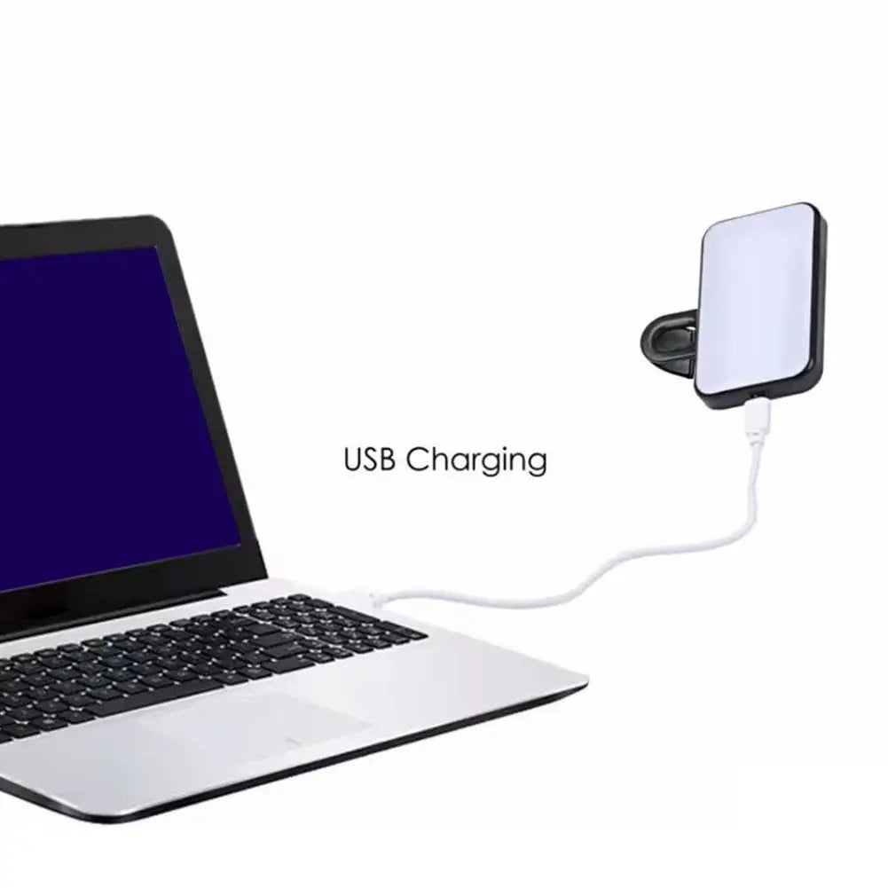 Pocket LED Selfie Light For IPhone IPad Mobile Phone Laptop Clip Flash Fill Video Photo Ringlight Photography Lamp