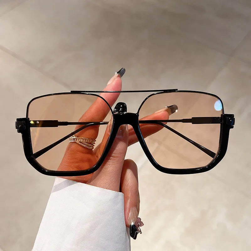 Sunglasses Retro Large Frame Net Red Glasses Ins Women's Sunglasses Glasses Korean Sunglasses
