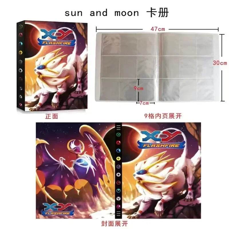 2025 New 9-Pocket Page 432Pcs Holder Album Toys Collections Pokemones Cards Album Book Top Loaded List Toys Gift for Children - AIAZ