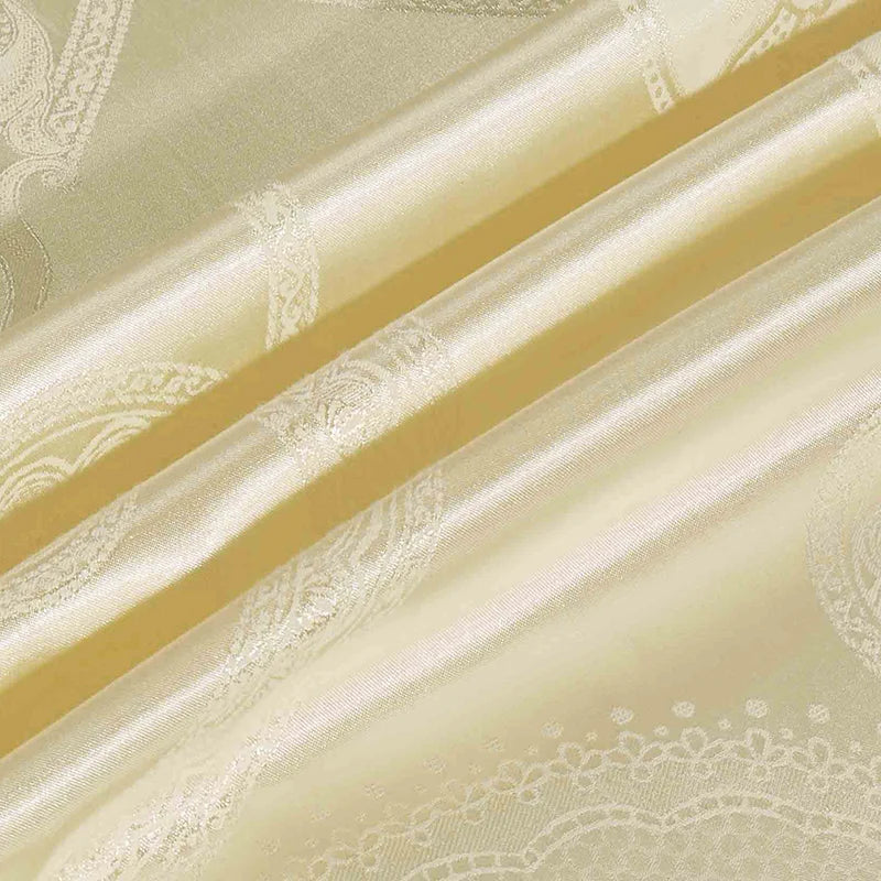 Sliver Gold Luxury Silk Satin Jacquard duvet cover bedding set queen king size Embroidery bed set bed sheet/Fitted sheet set