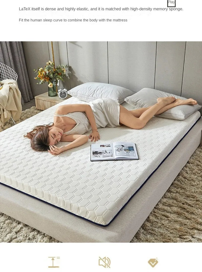 Household Thickened Foldable Tatami Cotton Mattress Cushion Non-Slip Mat for Home Student Dormitory hotel Single Double Bed