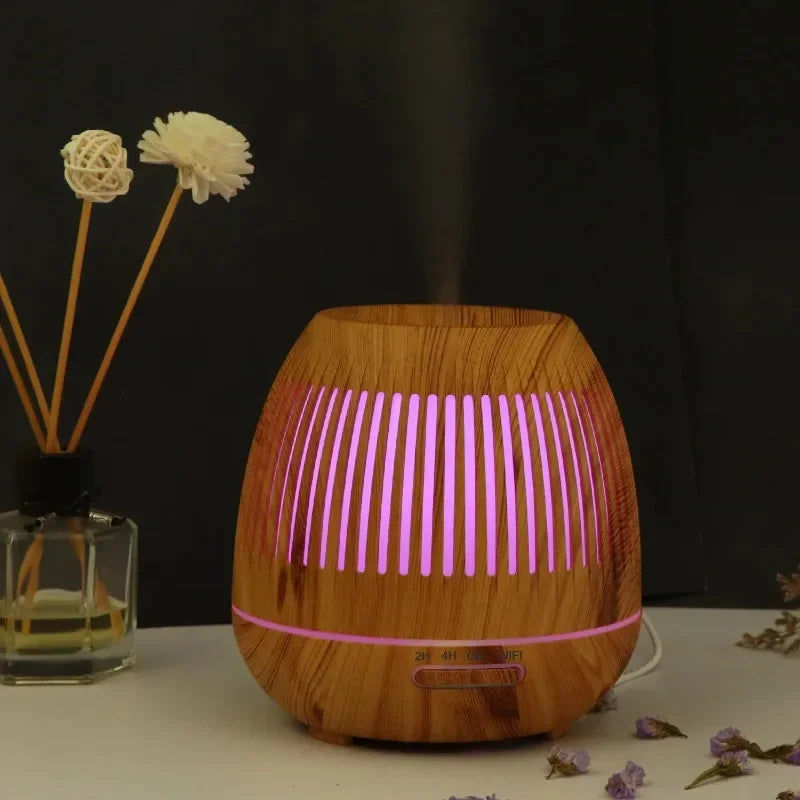 Tuya Smart Humidifier with Colorgul LED Light WiFi Aroma Diffuser Timer Wireless Control Work with Alexa Google Home Compatible