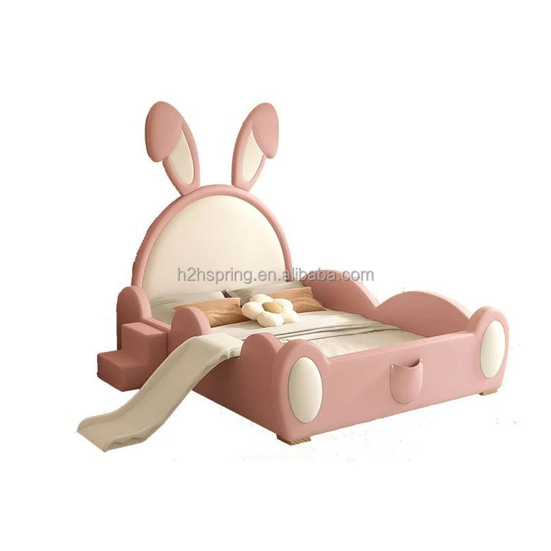 Hot Selling Pin Color Baby Rabbit Bed With Side 1500x2000cm
