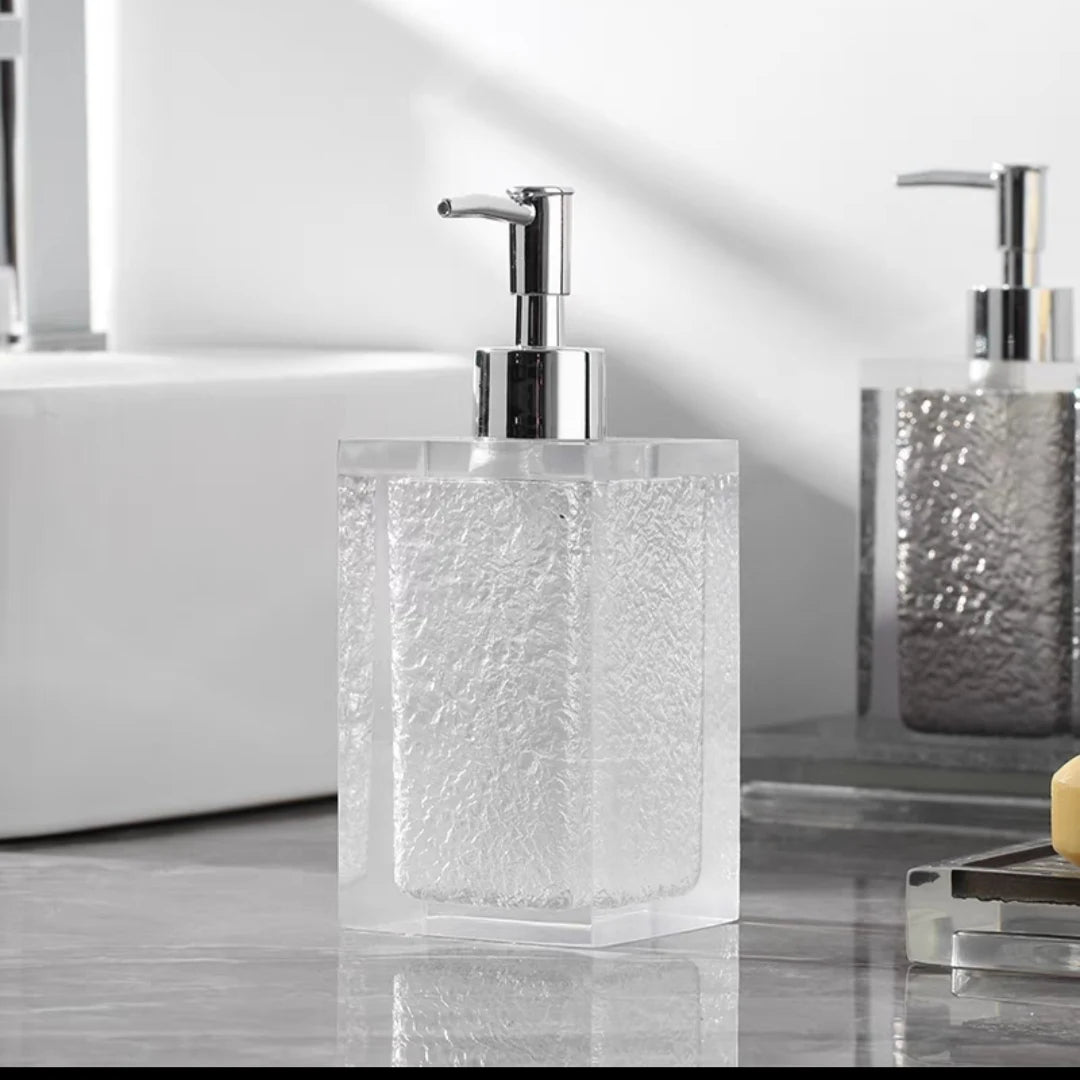 Resin Hand Sanitizer Dispenser Bathroom Dispensador Jabon Y Shampoo Refillable Lotion Shower Gel Holder Portable Soap Bottle