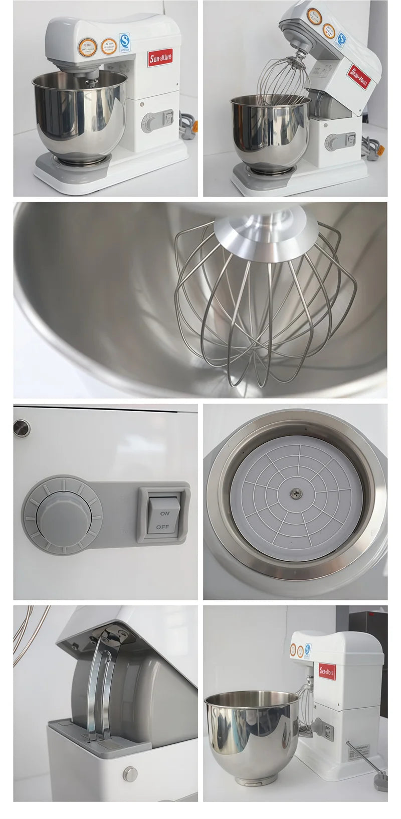 10L 20L 30L 40L Electric Kitchen Mixer Food Processors Portable Electric Mixer Hand Blender Home Appliance Mixing Equipment