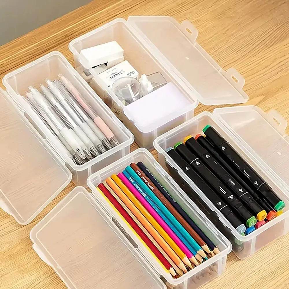 LOLEDE Pencil Cases Useful School Supplies Kawaii Stationery Organizer Bag Astethic Holster DIY Office Pen Box Kits Sacs Pen Box - AIAZ