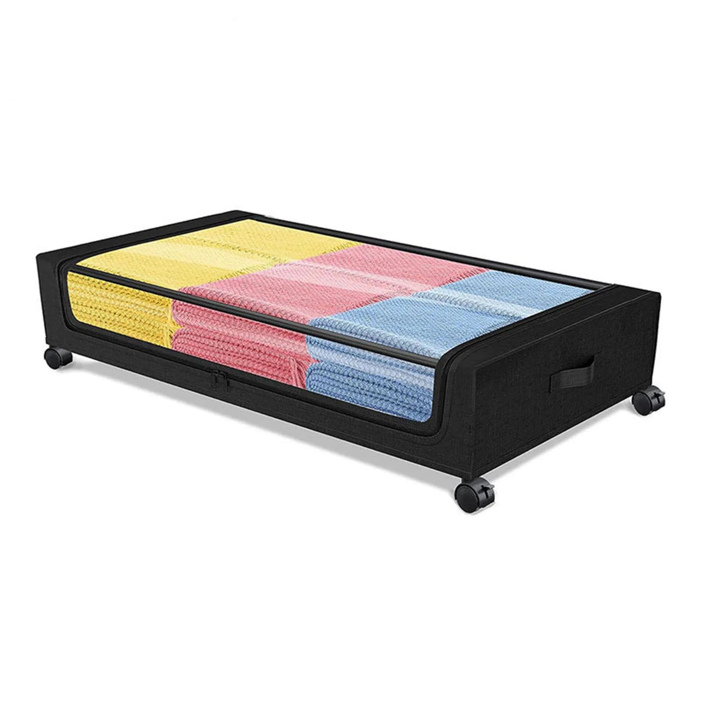 Simple Wheel Storage Box Multifunctional Movable Clothes Storage Case For Home