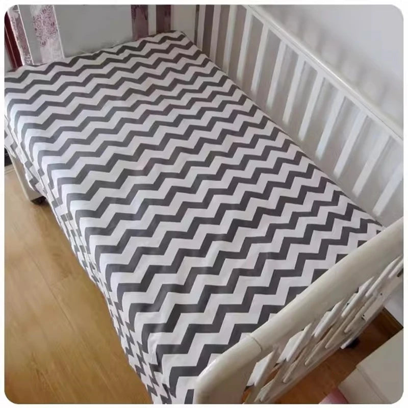 Without Filling 3Pcs Baby Nursery Crib Bedding Set Duvet Pillow Covers Cotton Sheet Include Duvet Cover Pillowcase Sheet