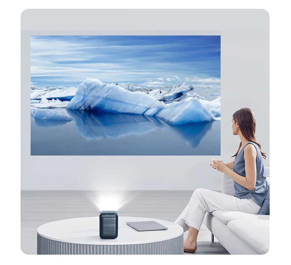 WANBO NEW T2 Max Projector 1080p Full Hd Android 9.0 Mini Wifi Auto Focus 450Ansi Portable Projector HIFI Sound Home Outdoor