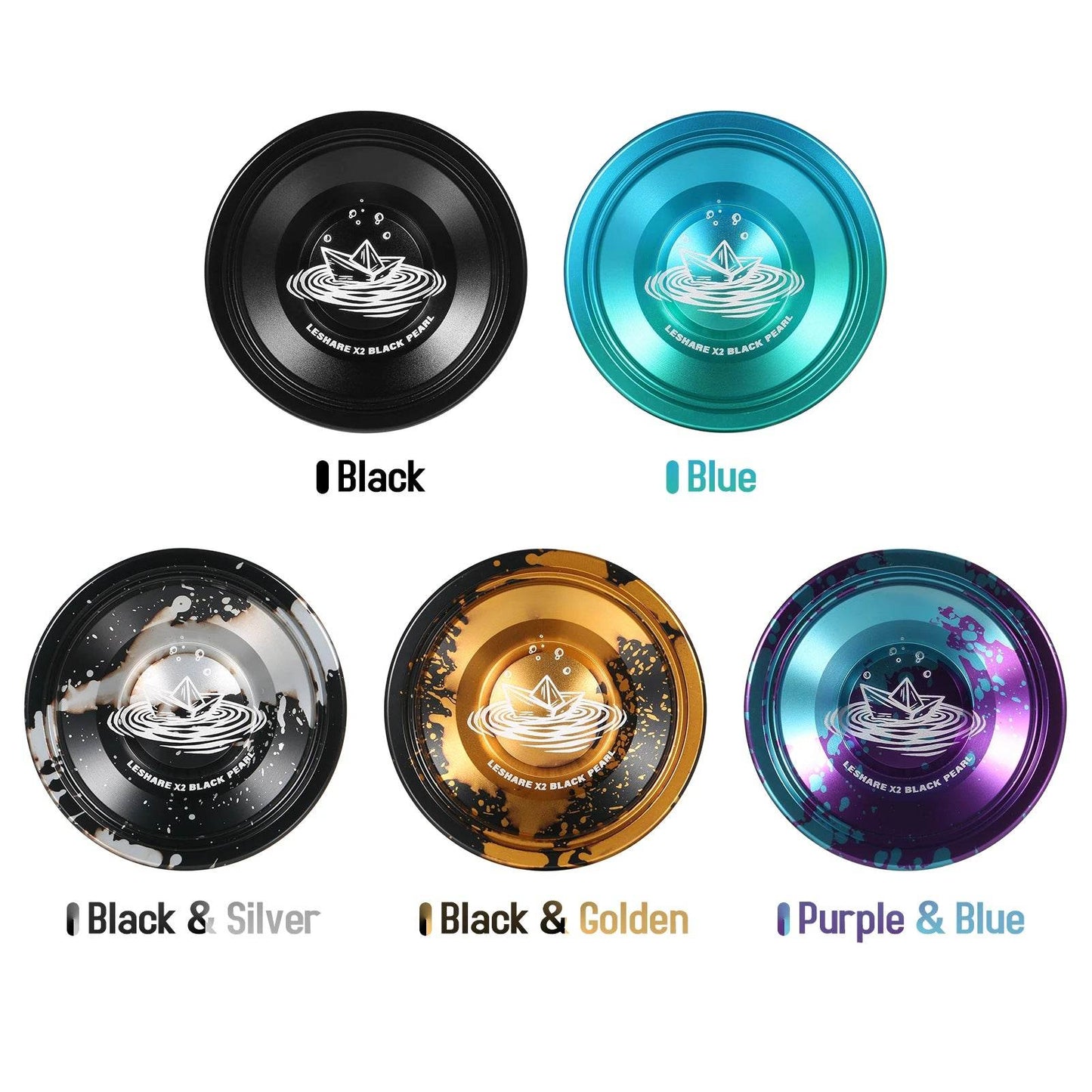 LESHARE Yoyo Ball Aluminum String Trick YoYo Balls Competitive Yo Yo Gift with Bearing Strings and Gloves Classic Toys - AIAZ