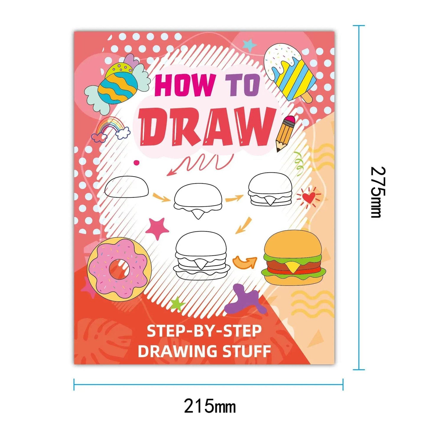 Creative Animal-Themed Cartoon Fun Doodles Simple Sketch Drawing Book, Educational Early Learning Coloring Book for Students - AIAZ