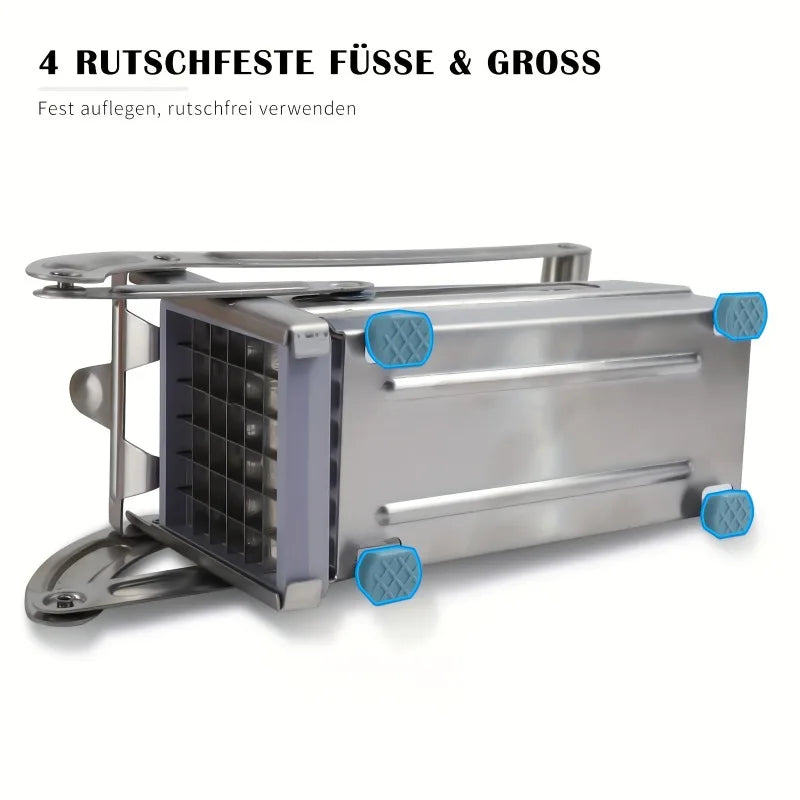 Stainless Steel French Fries Slicer Vegetable Food Cut Pieces Machine Heavy Duty Cutter For Potato Kitchen Gadgets Potato Slicer