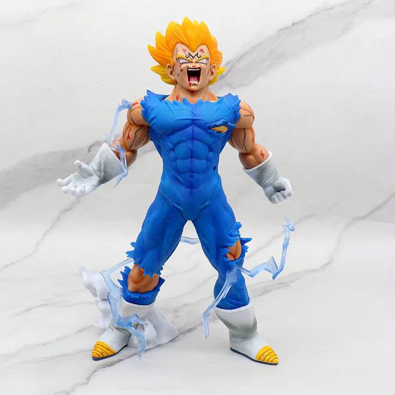 27cm Dragon Ball Self Destructing Vegeta Demonized Vegeta Action Figurin Model Pvc Statue Doll Statue Model Collection Toys Gift - AIAZ