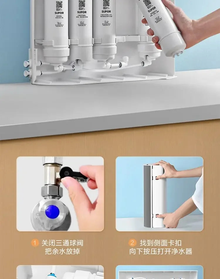 Household Appliance New Arrivals Water Purifier Filter Tap Water Pre-filter Non-direct Drinking Ultrafiltration Water Purifier