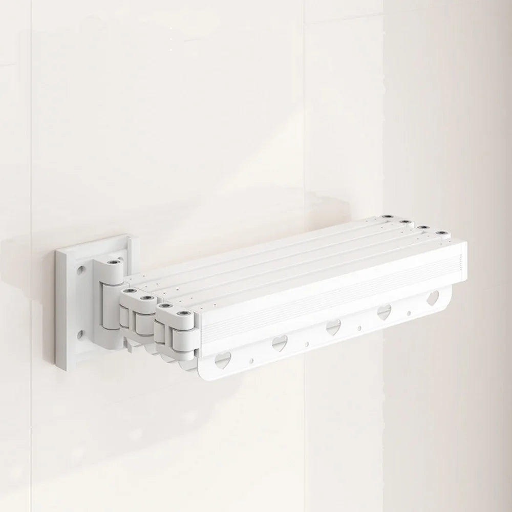 Folding Rod Shower Curtain Invisible Partition Bathroom Waterproof Mildew-proof D Balcony Retractable No Curtain