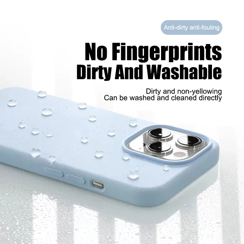 Luxury Liquid Silicone Phone Case for APPLE iPhone 11 13 12 14 15 16 Pro Max Cases for iPhone 15 Plus Shockproof Protector Cover