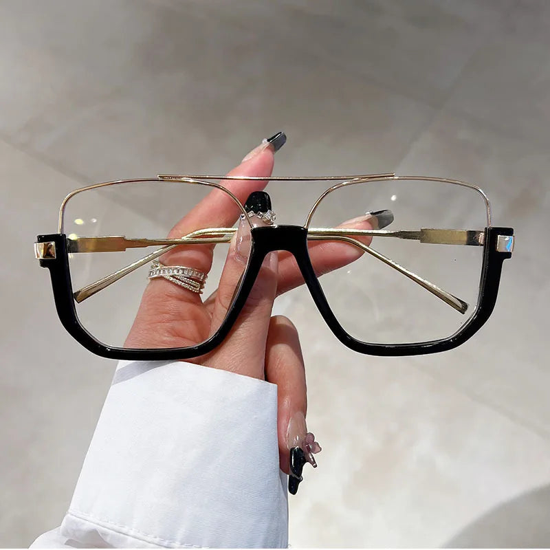 Sunglasses Retro Large Frame Net Red Glasses Ins Women's Sunglasses Glasses Korean Sunglasses