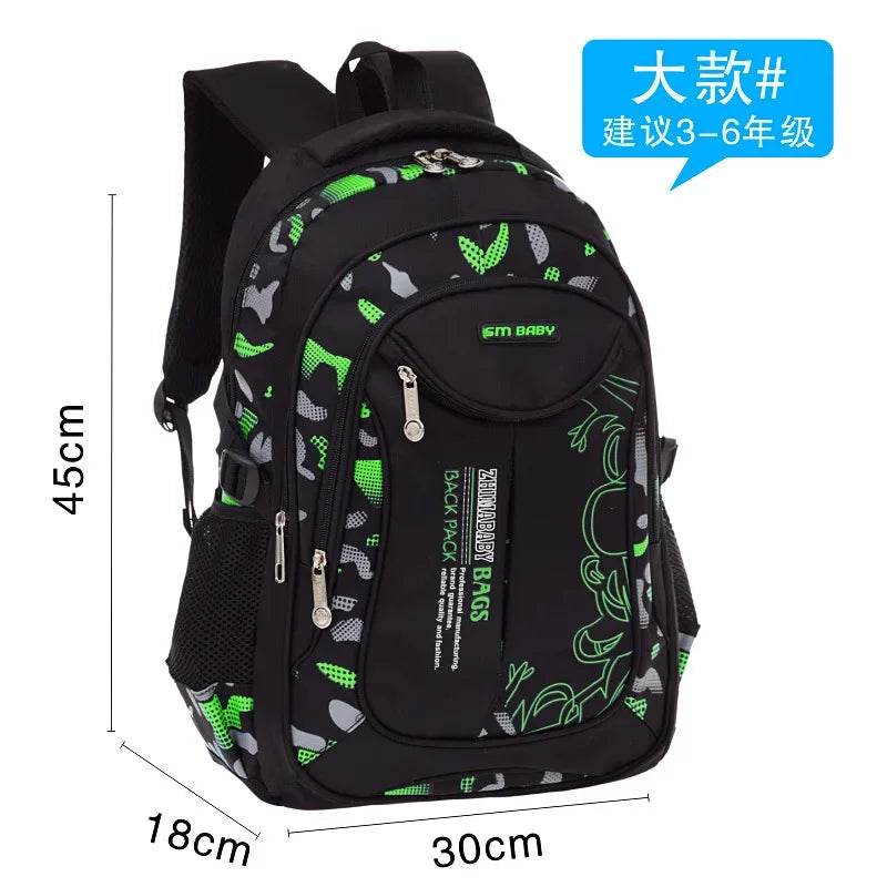 Kids backpack children School Bags For Boys orthopedic school Backpack Waterproof Primary Schoolbag book bag mochila infantil - AIAZ