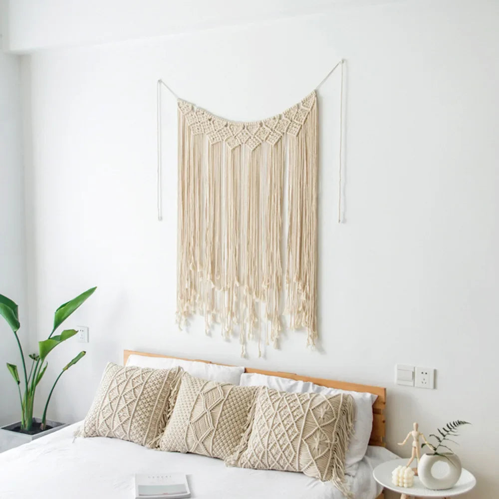 Wall Decoration Handwoven Tapestry Home Wall Decor Background Wall Decor Bohemian Hanging Decoration Wedding Decoration