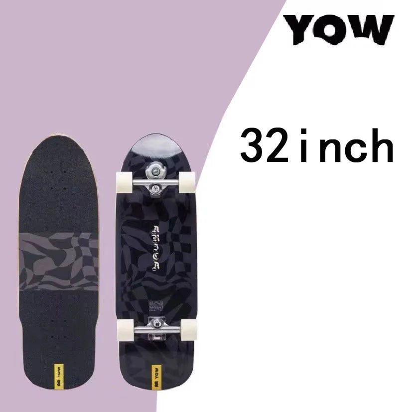 YOW land surf skateboard longboards whole kits good quality spring system branded with trucks wheels bearings and tool