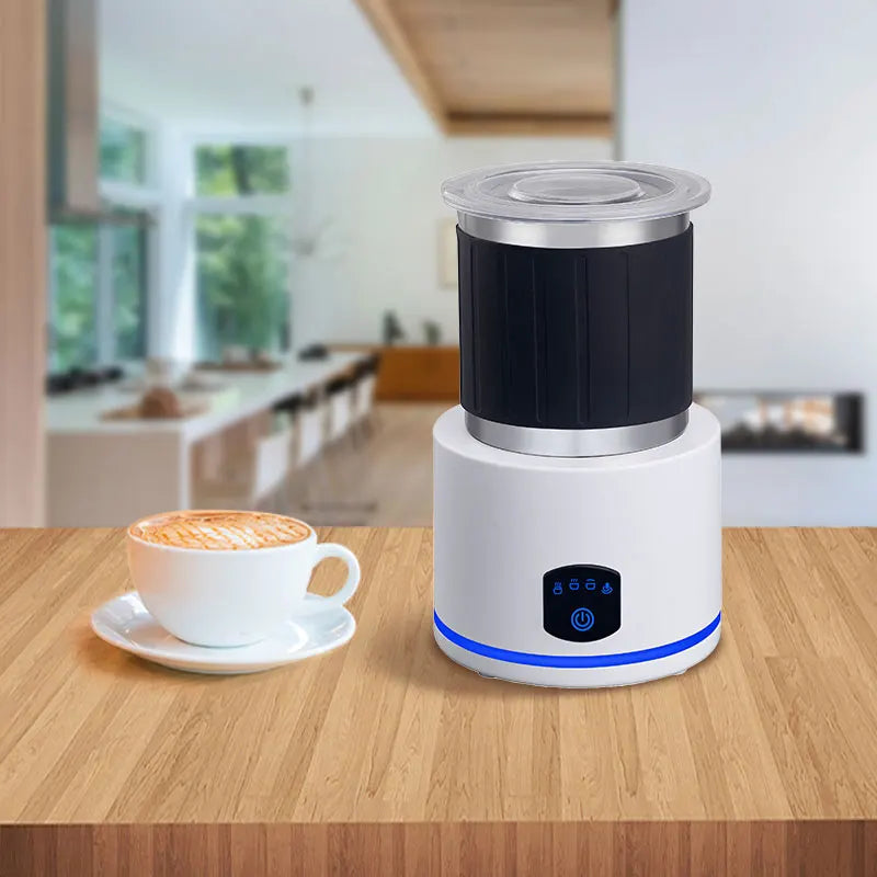 SUBADA Home Appliances 4 in 1 Electric Milk Frother Large Capacity Electric Milk Steamer for Hot and Cold Milk Froth Warmer