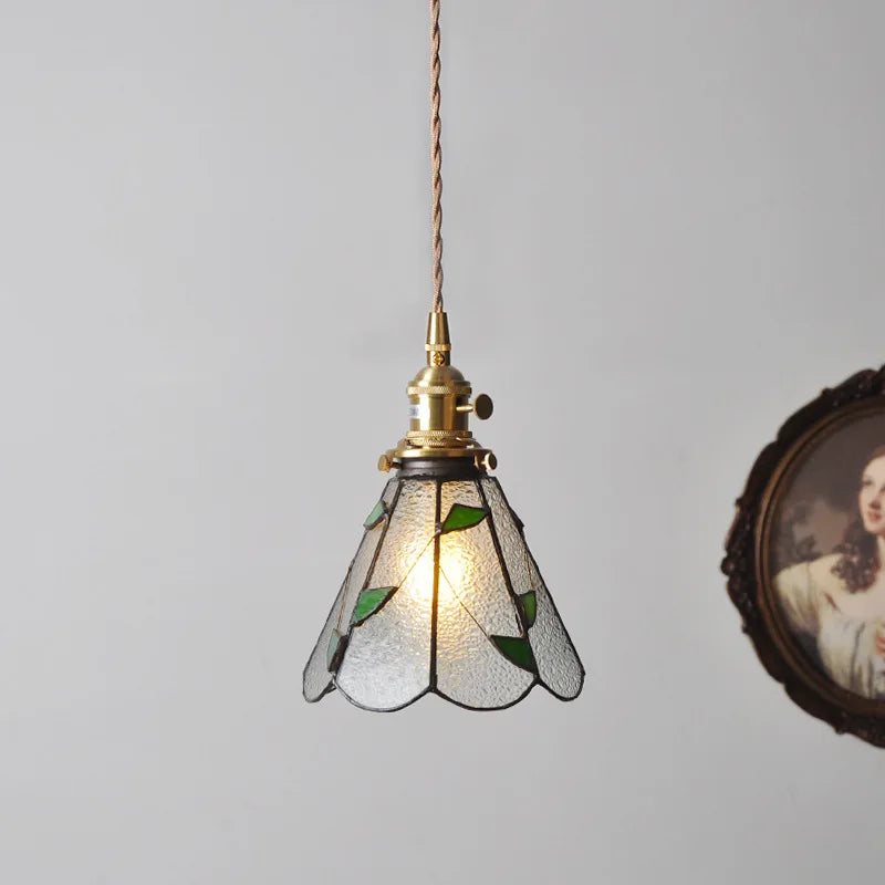 IWHD 2022 NEW Nordic Glass LED Pendant Lights Fixtures Copper Bedroom Dinning Room Restaurant Modern Hanging Lamp Lighting