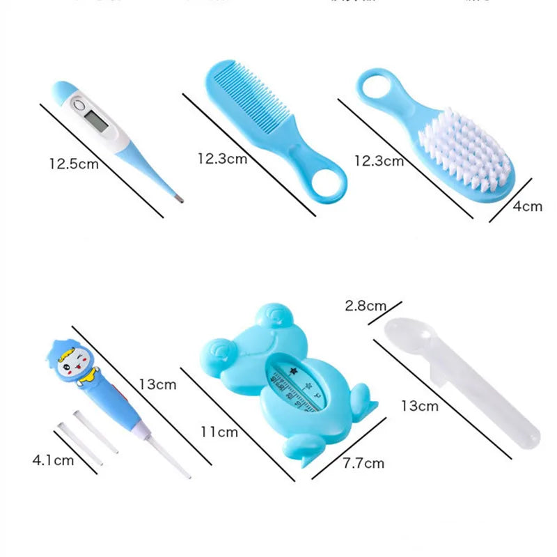 Newborn daily nail Care kit Nail clipper tool Health kit Thermometer Comb Care kit
