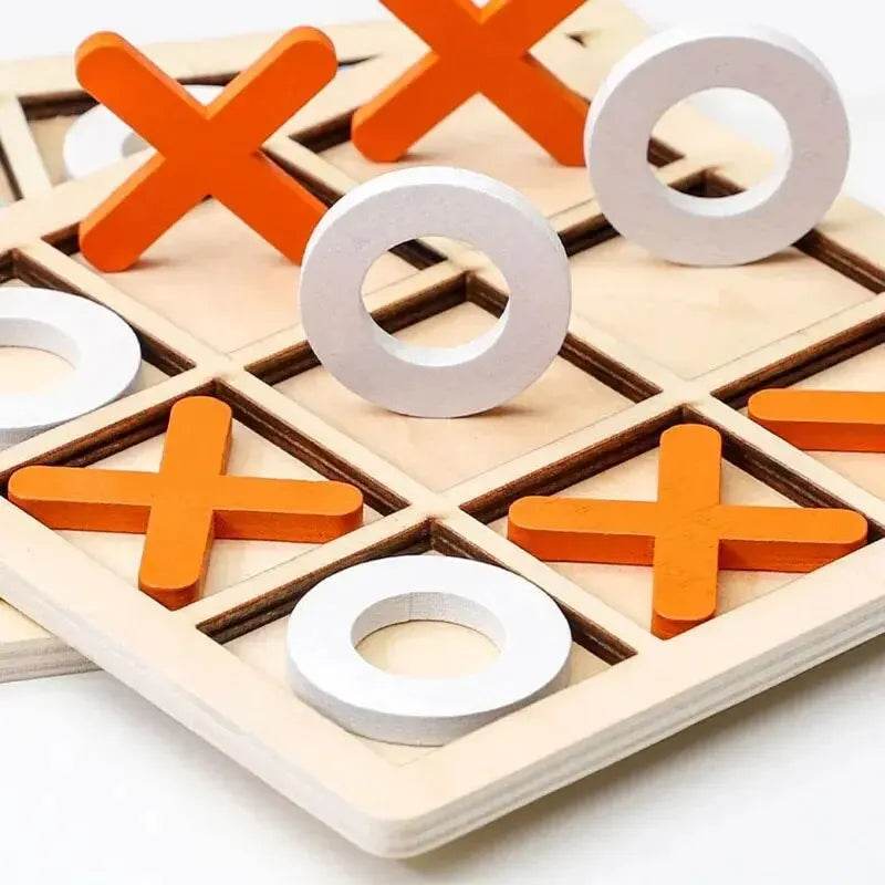 Montessori Play Game Wooden Toy Mini Chess Interaction Puzzle Training Brain Learing Early Educational Toys For Children Kids - AIAZ