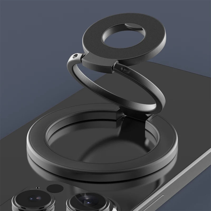 For MagSafe Double Sided Magnetic Phone Ring Holder Portable Folding Cellphone Stand Accessory Grip Bracket Support For iPhone