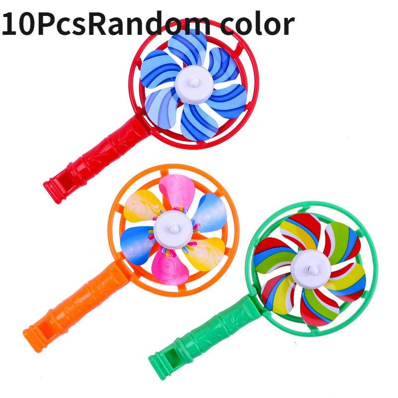 10-30 Pcs Kids Party Favors Bulk Toys Gift Kids Whistle Windmill Toy Pinata Stuffing Carnival Prizes Boys Girls Birthday Gifts - AIAZ