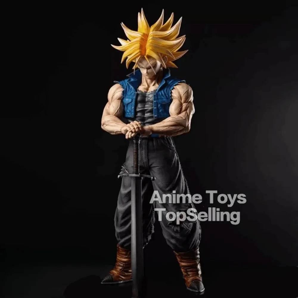 25cm/9.84in Anime Dragon Ball Z Figure Trunks Action Figures Pvc Statue Collection Model Toys for Children Gifts - AIAZ