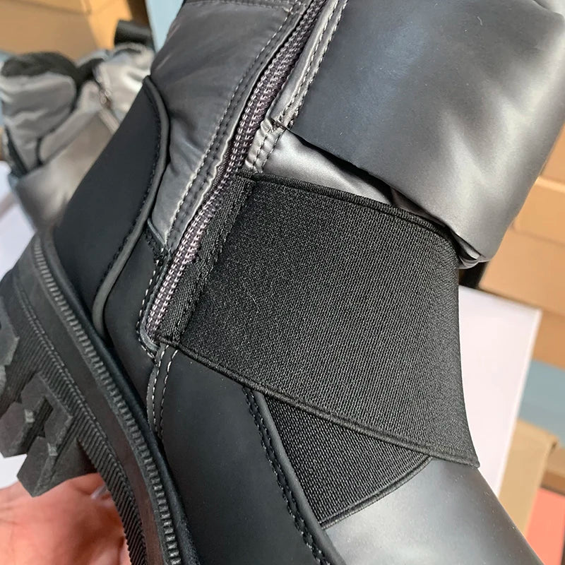 2024 Winter Snow Boots Women Plus Velvet Thickened Cold-resistant Warm Cotton Shoes Waterproof Non-slip Thick Sole