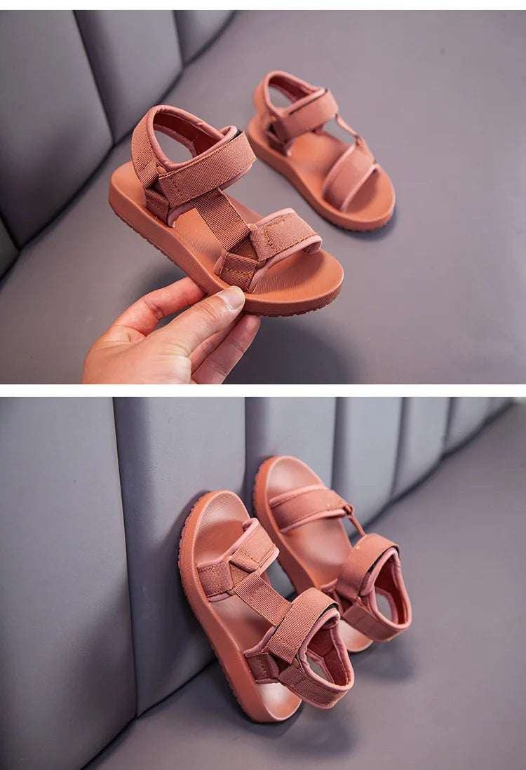 Girls Sandals Summer Kids Shoes Fashion Light Soft Flats Toddler Baby Boys Sandals Infant Casual Beach Children Shoes Outdoor