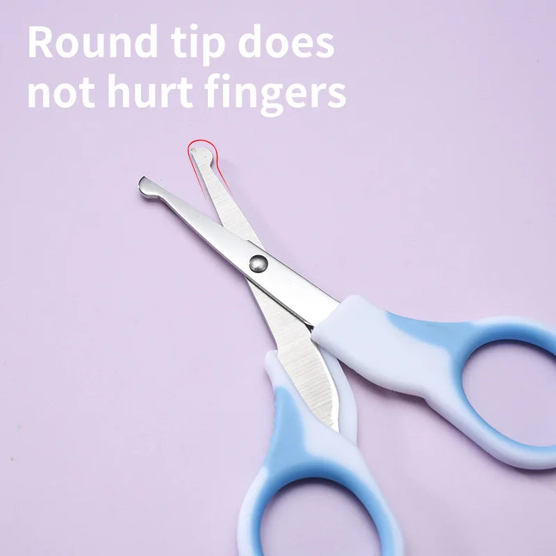 6Pcs/set Baby Care Kit Nasal Aspirator Nail Clipper Sharpener Daily Cleaning Supplies Care Head Brush Comb Scissors Tool Package